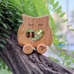 Price and Buy Eco-Friendly Wooden Owl Rattle – Perfect for Sensory Play - Image 4