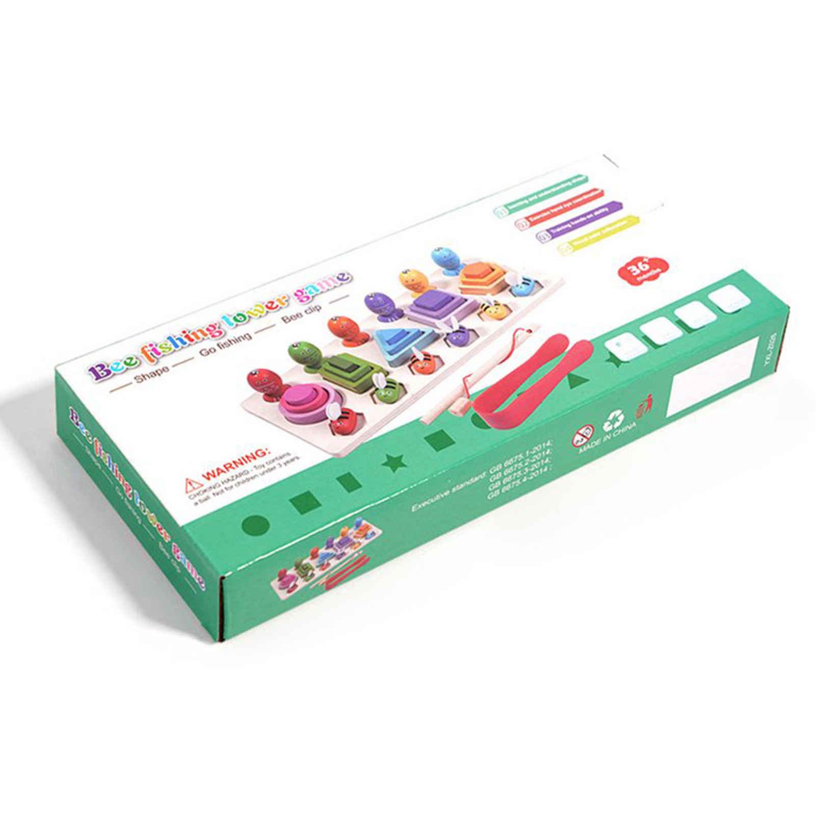 Price and Buy Educational Montessori Wooden Toy, 5-Column Shape Base with Fishing & Bee_6903a64dd4730.jpeg Price and Buy Educational Montessori Wooden Toy, 5-Column Shape Base with Fishing & Bee - Image 5