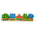 Price and Buy Educational Wooden Toy – Montessori Colorful Shapes Suitable for Kids