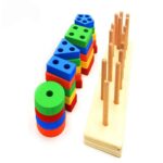 Price and Buy Educational Wooden Toy – Montessori Colorful Shapes Suitable for Kids - Image 4