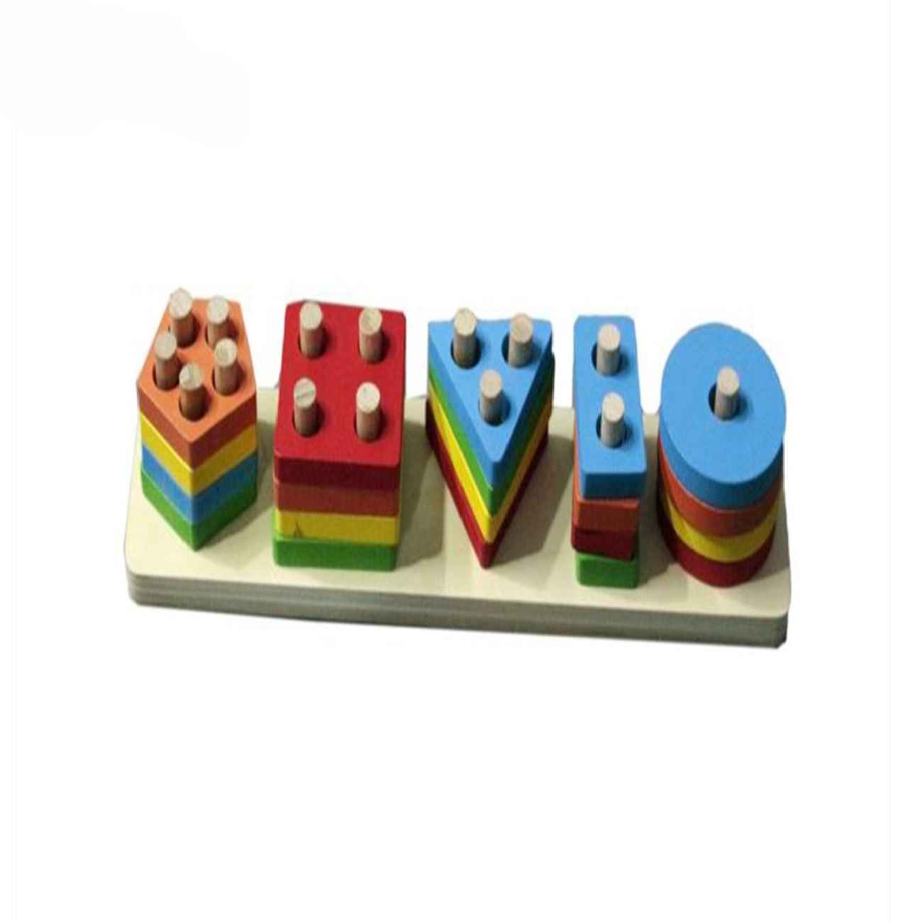 Price and Buy Educational Wooden Toy – Montessori Colorful Shapes Suitable for Kids_6903a5a66372d.jpeg Price and Buy Educational Wooden Toy – Montessori Colorful Shapes Suitable for Kids - Image 5
