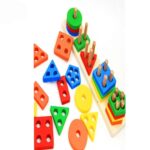 Price and Buy Educational Wooden Toy – Montessori Colorful Shapes Suitable for Kids - Image 6