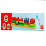Price and Buy Educational Wooden Toy – Montessori Colorful Shapes Suitable for Kids - Image 7