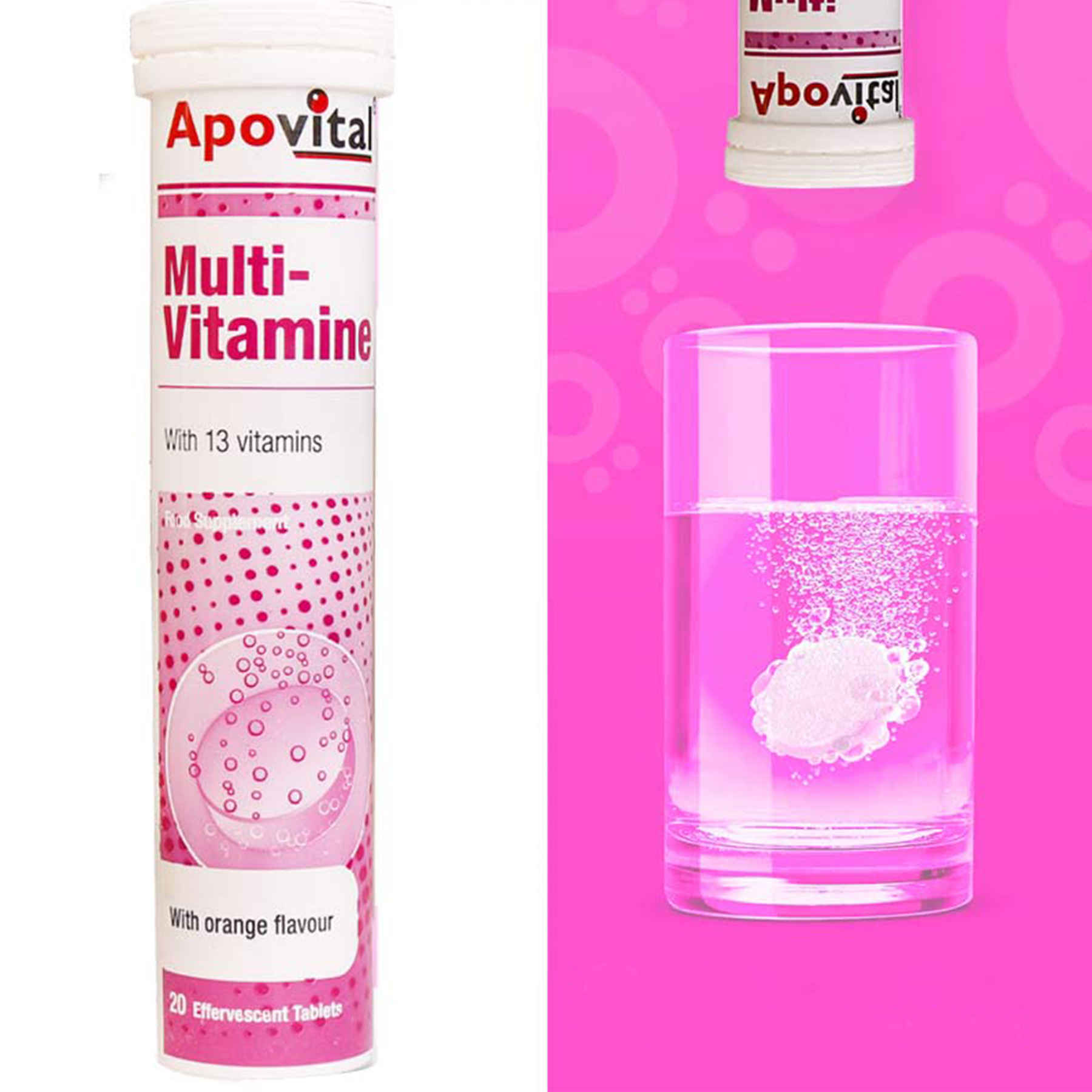 Price and Buy Effervescent Multivitamin Tablet with Orange Flavor Pack of 1 & 20 Tablet - Image 4