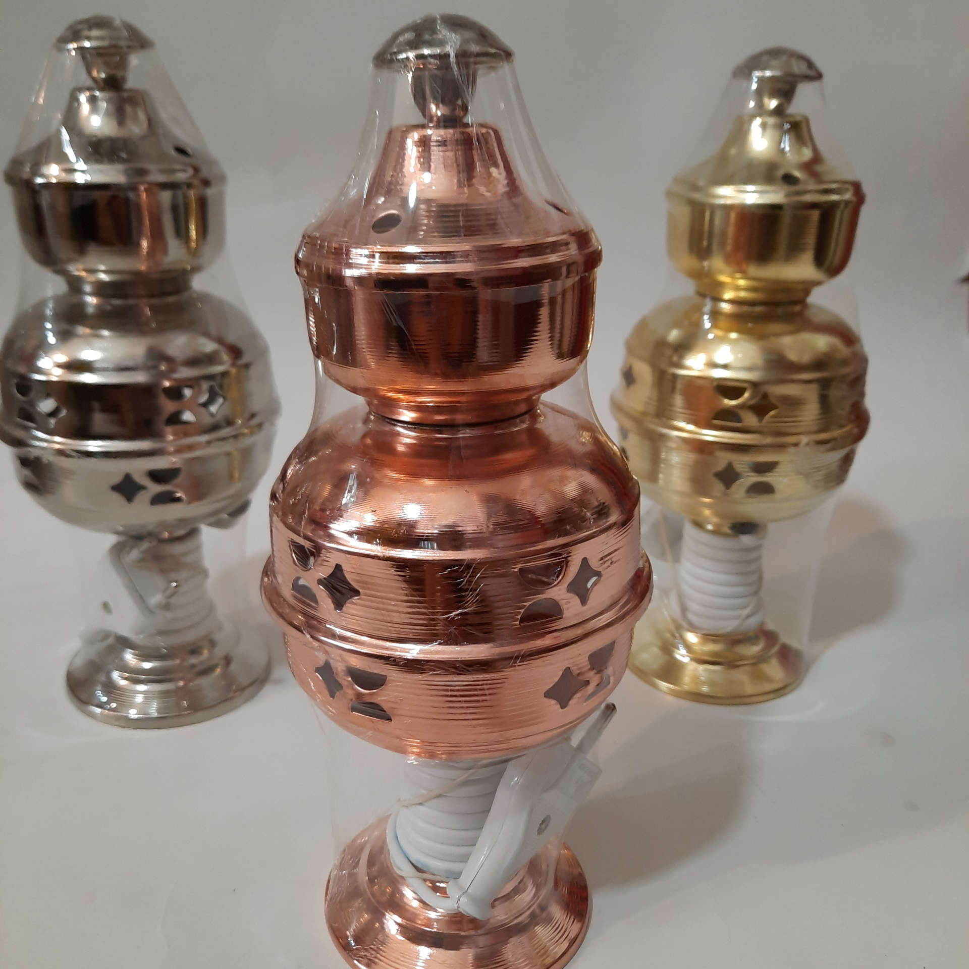 Price and Buy Electric Bakhoor and Esfand Burner – Cupreous Finish - Image 3