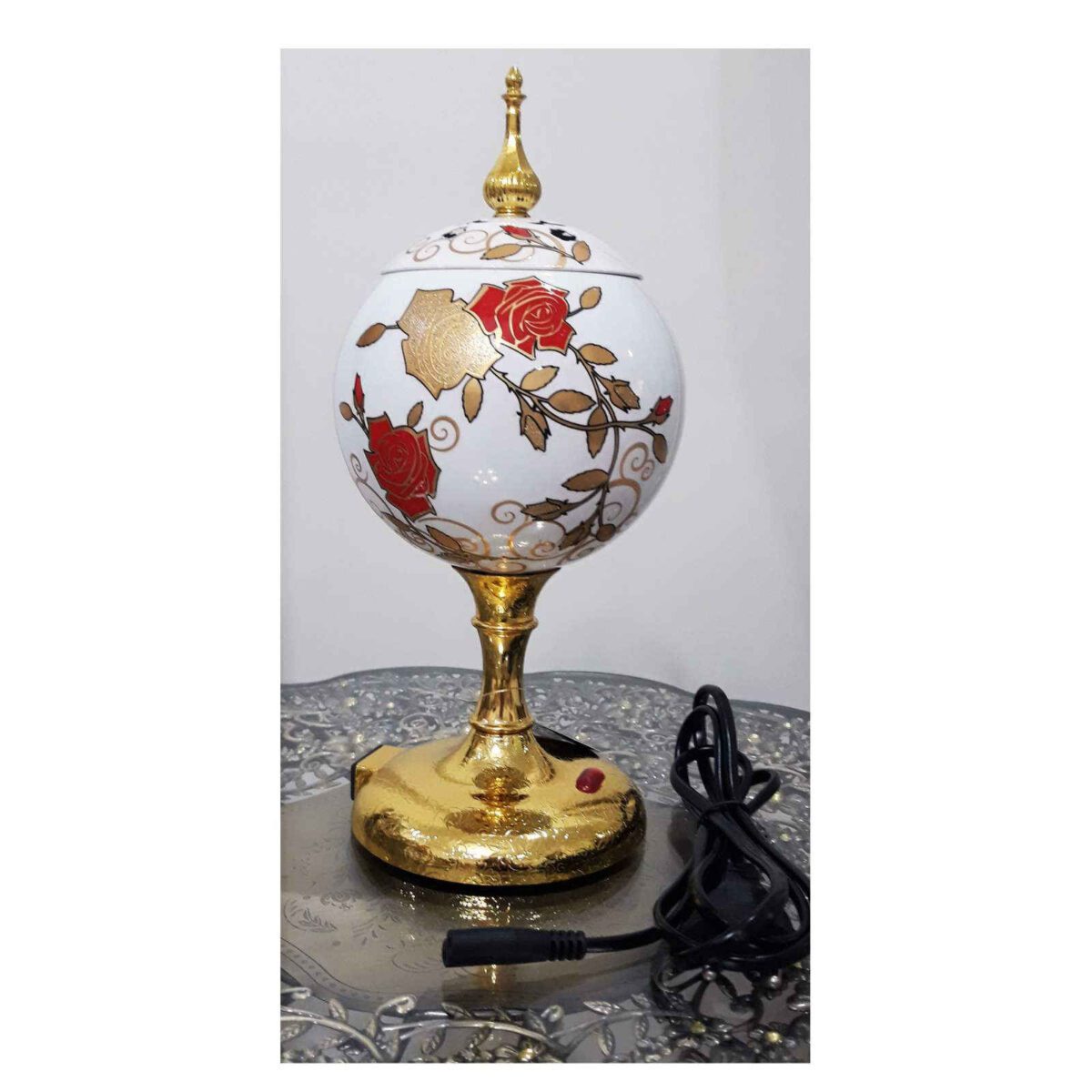 Price and Buy Electric Bakhoor and Esfand Burner – Flower Design - Image 3
