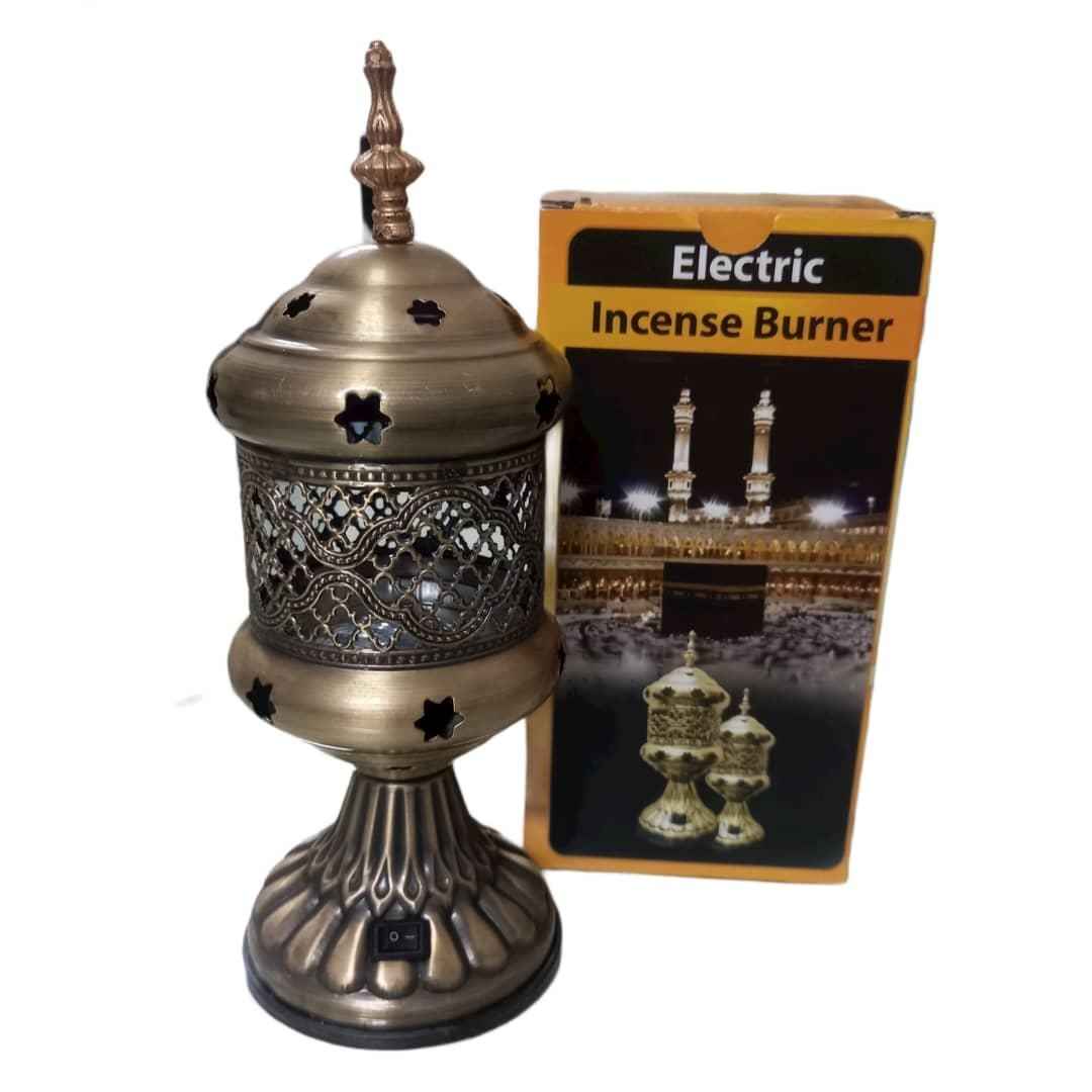 Price and Buy Electric Metal Bakhoor and Esfand Burner – Mosque Design - Image 3