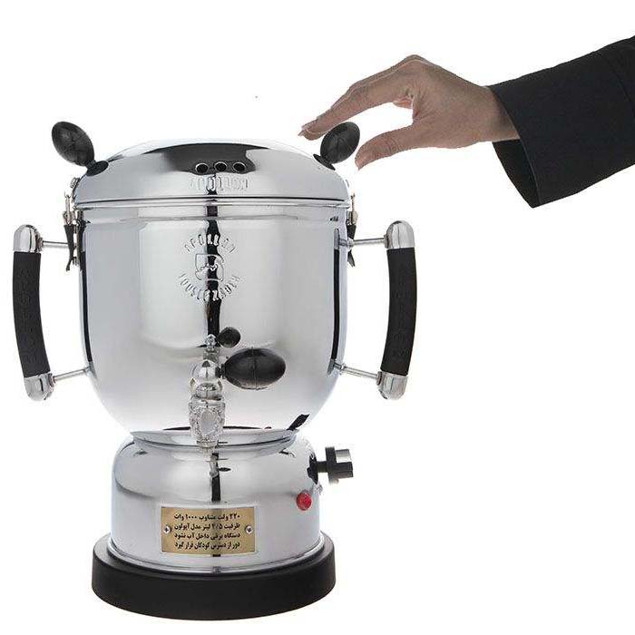 Price and Buy Electric Steel Samovar Tea Maker Smooth Finish 5-Liter - Image 3