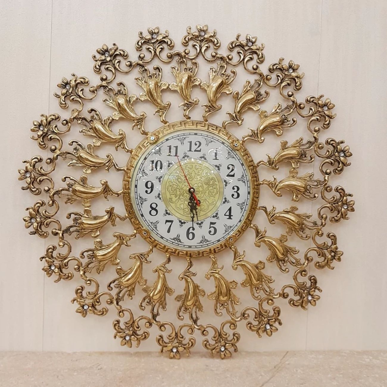 Price and Buy Elegant and Timeless Brass Wall Clock with Classic Design for a Refined Look_6902eeb9f2a05.jpeg Price and Buy Elegant and Timeless Brass Wall Clock with Classic Design for a Refined Look - Image 1