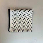 Price and Buy Elegant Black & White Mini Scarf – A Timeless Fashion Accessory - Image 3