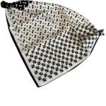 Price and Buy Elegant Black & White Mini Scarf – A Timeless Fashion Accessory - Image 6