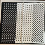 Price and Buy Elegant Black & White Mini Scarf – A Timeless Fashion Accessory - Image 7