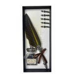 Price and Buy Elegant Calligraphy Feather Pen Set for Handwriting, Letters, and Journals