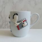 Price and Buy Elegant Ceramic Coffee Mug with Pregnant Woman Themed Artwork - Image 5