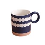 Price and Buy Elegant Ceramic Mug – Dishwasher & Microwave Safe with Pearl Design