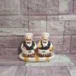 Price and Buy Elegant Ceramic Shakers for Salt & Pepper Chef Design – Functional and Beautiful