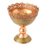Price and Buy Elegant Copper and Khatam Kari Nut Bowl | Handcrafted Decorative Serving Dish - Image 3