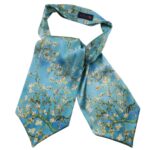 Price and Buy Elegant Floral Pattern Men’s Ascot Tie Perfect for Formal & Casual Wear