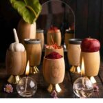 Price and Buy Elegant Haft Seen Set with Gold Pedestal Dishes for a Grand Nowruz Display Set of 6