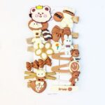 Price and Buy Elegant Hair Clip Set – Teddy Design, Suitable for Girls Set of 14