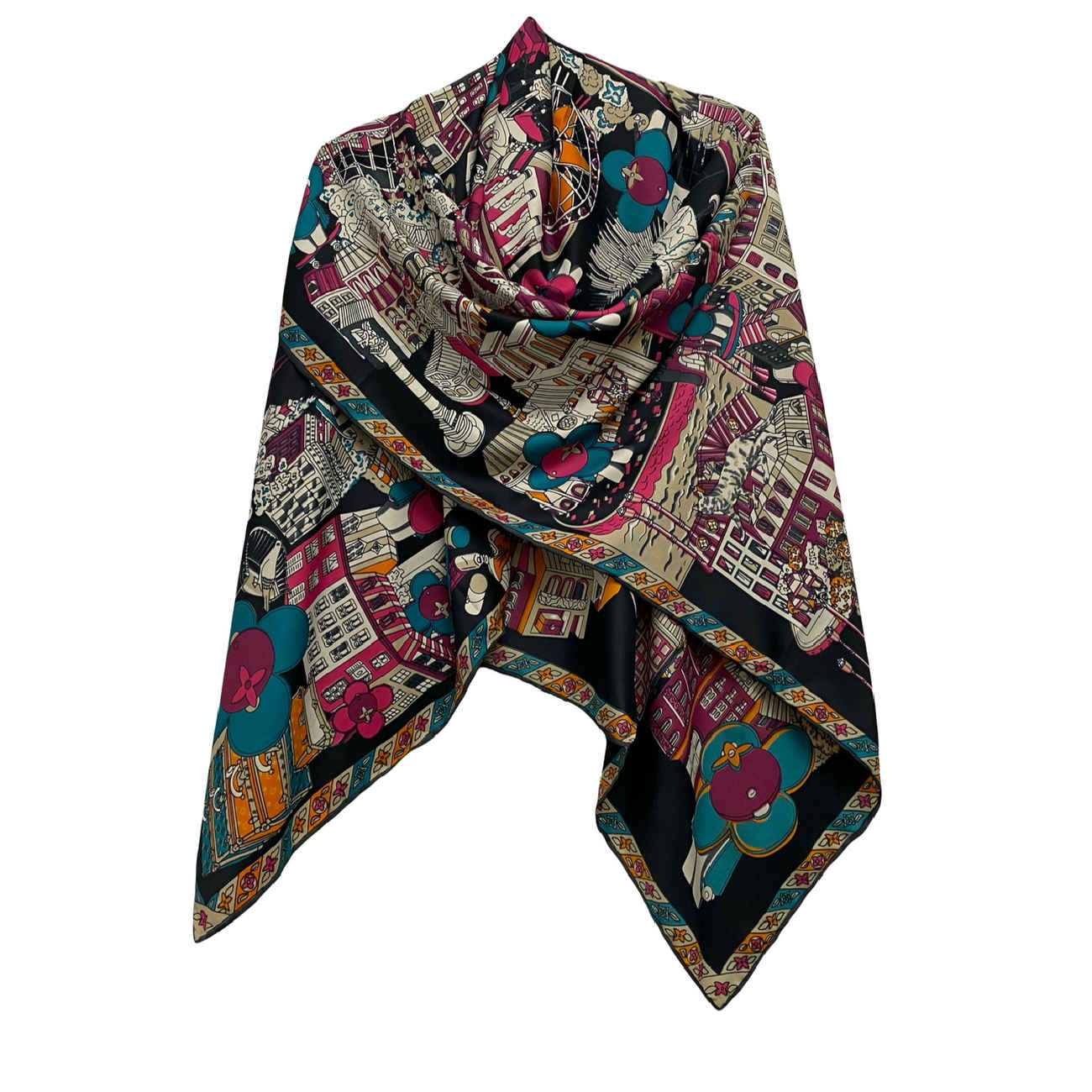 Price and Buy Elegant Hand-Sewn Women’s Silk Scarf – Perfect for Work, Casual Outings, and Special Occasion_6903bfb777698.jpeg Price and Buy Elegant Hand-Sewn Women’s Silk Scarf – Perfect for Work, Casual Outings, and Special Occasion - Image 1