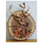 Price and Buy Elegant Handcrafted Deer Marquetry Art A Timeless Piece of Nature’s Beauty - Image 3