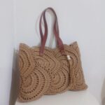 Price and Buy Elegant Handwoven Raffia Handbag – Crafted with Soft Paper Yarn - Image 6