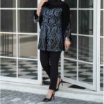 Price and Buy Elegant Iranian Manto Set with Traditional Boteh Jeghe Pattern – Timeless Persian Style - Image 12