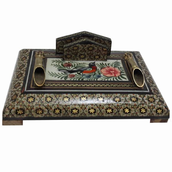 Price and Buy Elegant Khatamkari Wooden Pen Holder – Traditional Persian Desk Accessory_68fbdb8a000ed.jpeg Price and Buy Elegant Khatamkari Wooden Pen Holder – Traditional Persian Desk Accessory