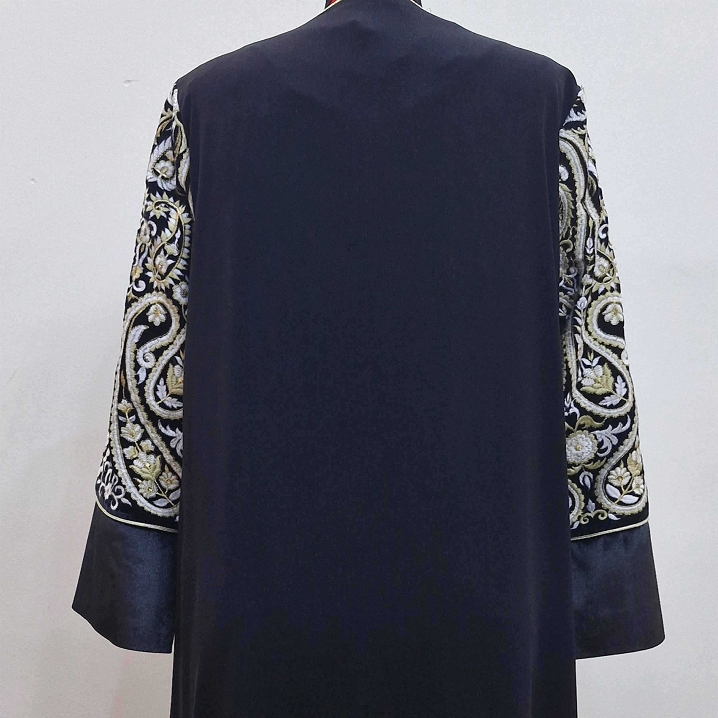 Price and Buy Elegant Loose Fit Abaya for Muslim Women with Embroidered Sleeves - Image 7