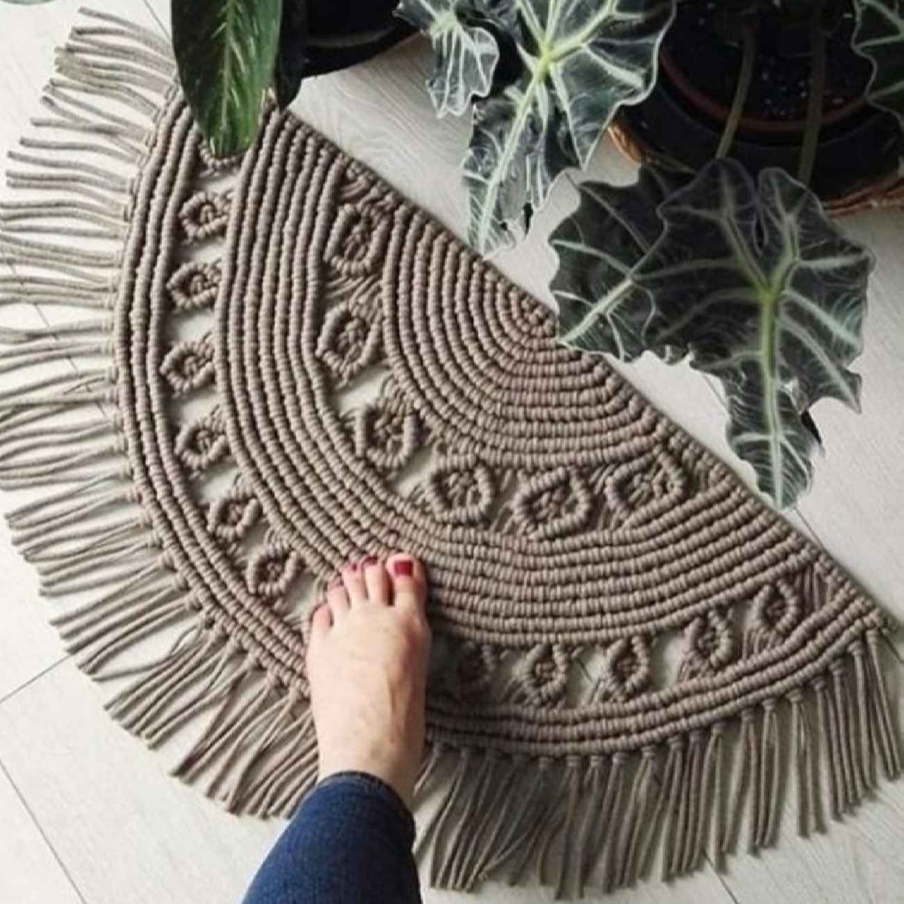 Price and Buy Elegant Persian Handwoven Boho Macrame Floor Rug