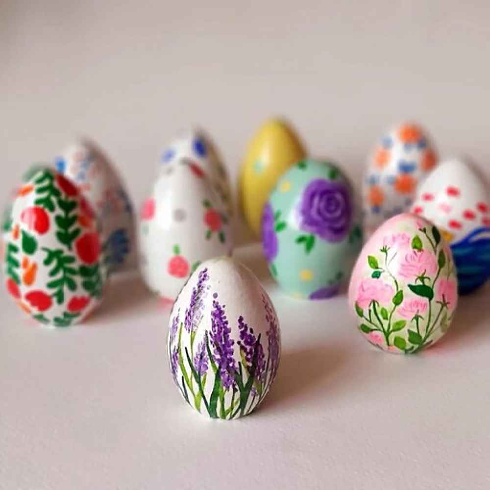 Price and Buy Elegant Pottery Haftseen Eggs for Nowruz Persian New Year – Bahar - Image 3