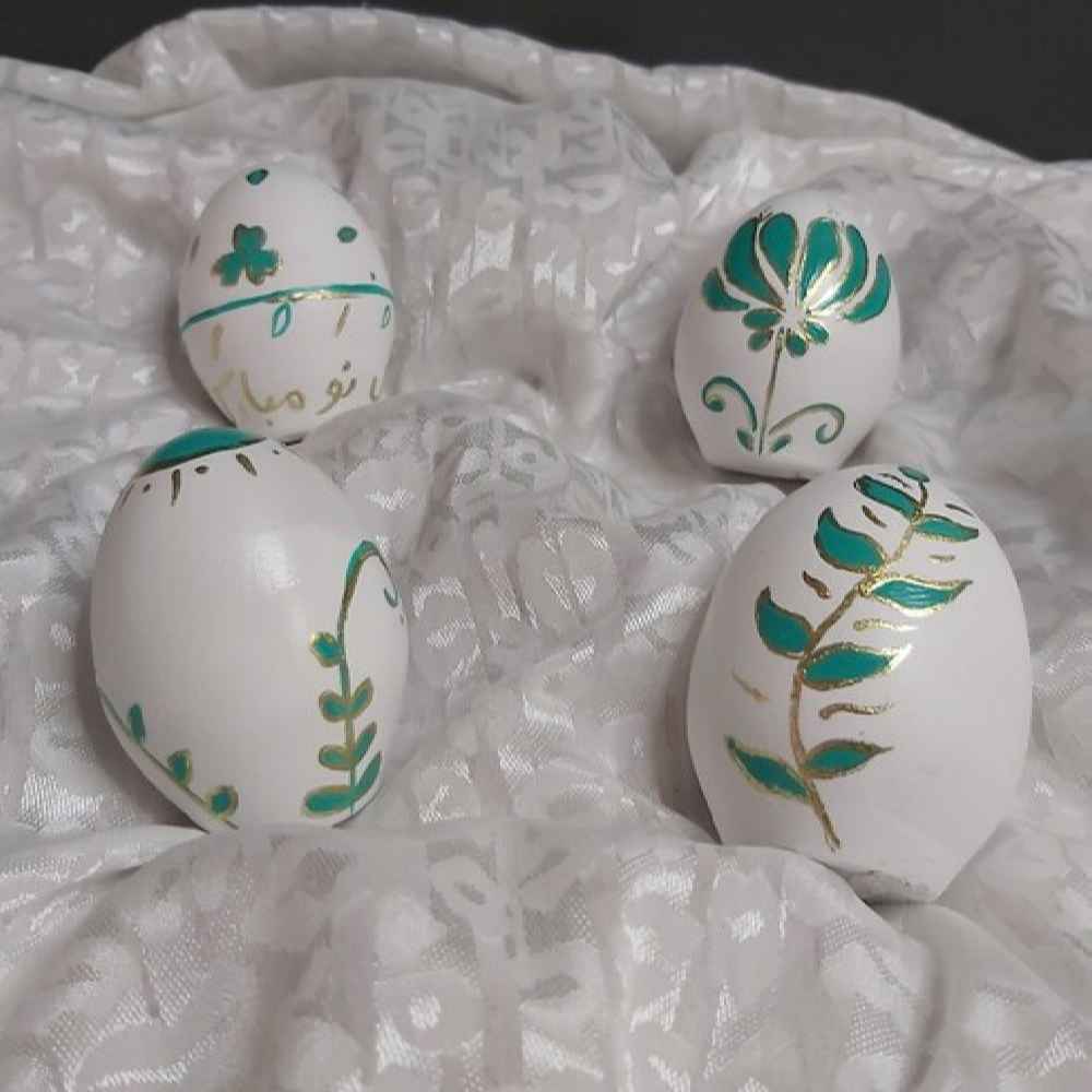 Price and Buy Elegant Pottery Haftseen Eggs for Nowruz Persian New Year – Bird - Image 3