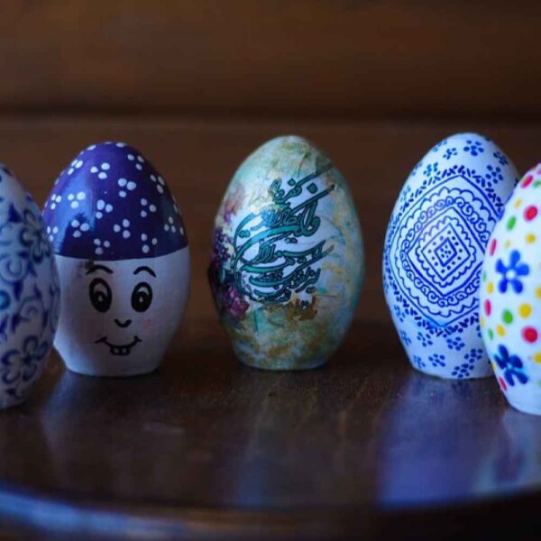 Price and Buy Elegant Pottery Haftseen Eggs for Nowruz Persian New Year – Rahil