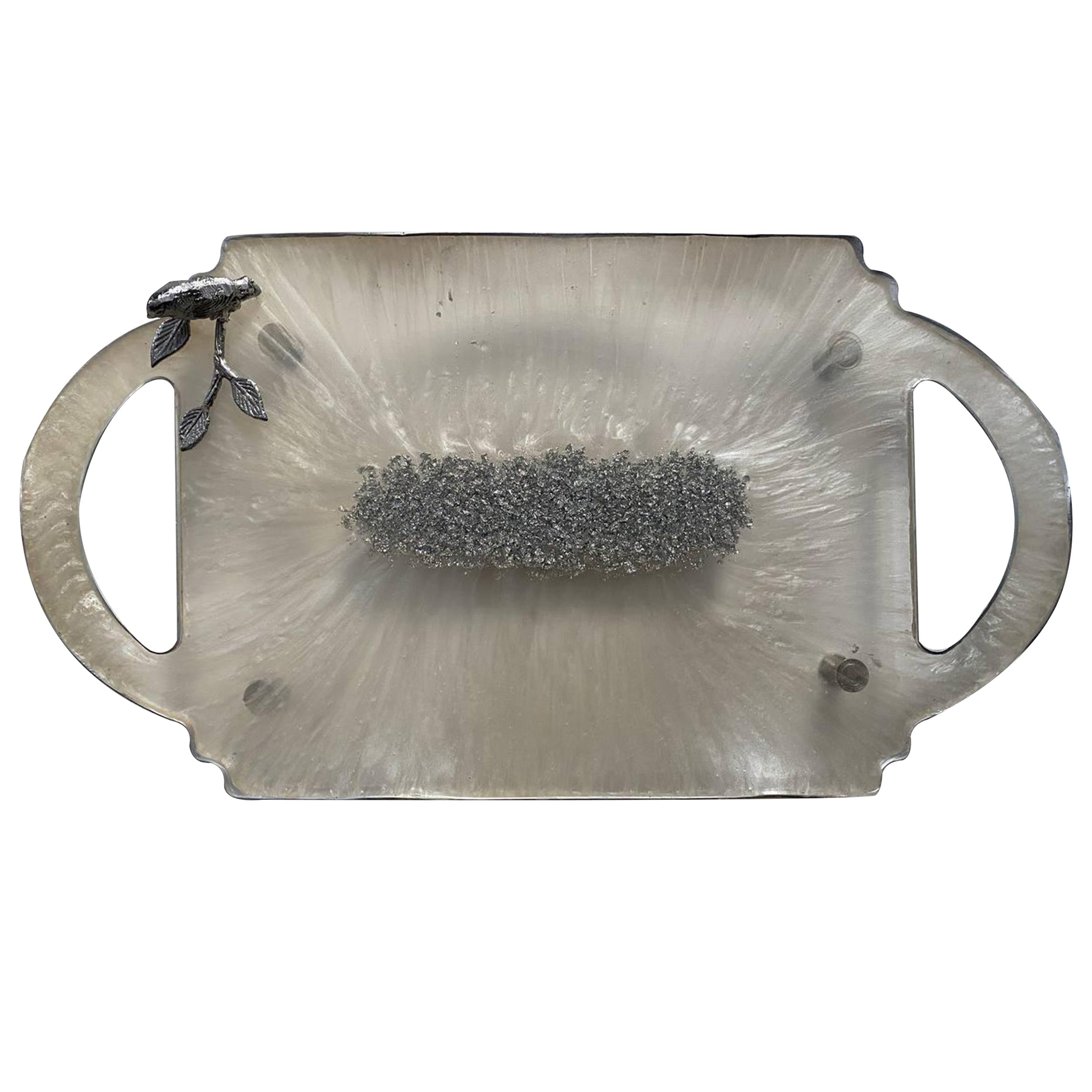 Price and Buy Elegant Resin Serving Tray Hand Painted with Handles