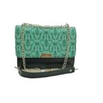 Price and Buy Elegant Shoulder Bag with Chain and Matching Scarf - Image 3