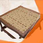 Price and Buy Elegant Velvet Tablecloth with Geometric Floral Design