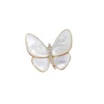 Price and Buy Elegant White Butterfly Brooch – Delicate & Timeless Accessory