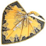 Price and Buy Elegant Women’s Silk Scarf, Hand-Sewn – Versatile for Casual, Work & Events - Image 4