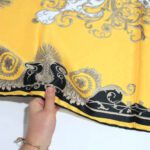 Price and Buy Elegant Women’s Silk Scarf, Hand-Sewn – Versatile for Casual, Work & Events - Image 5