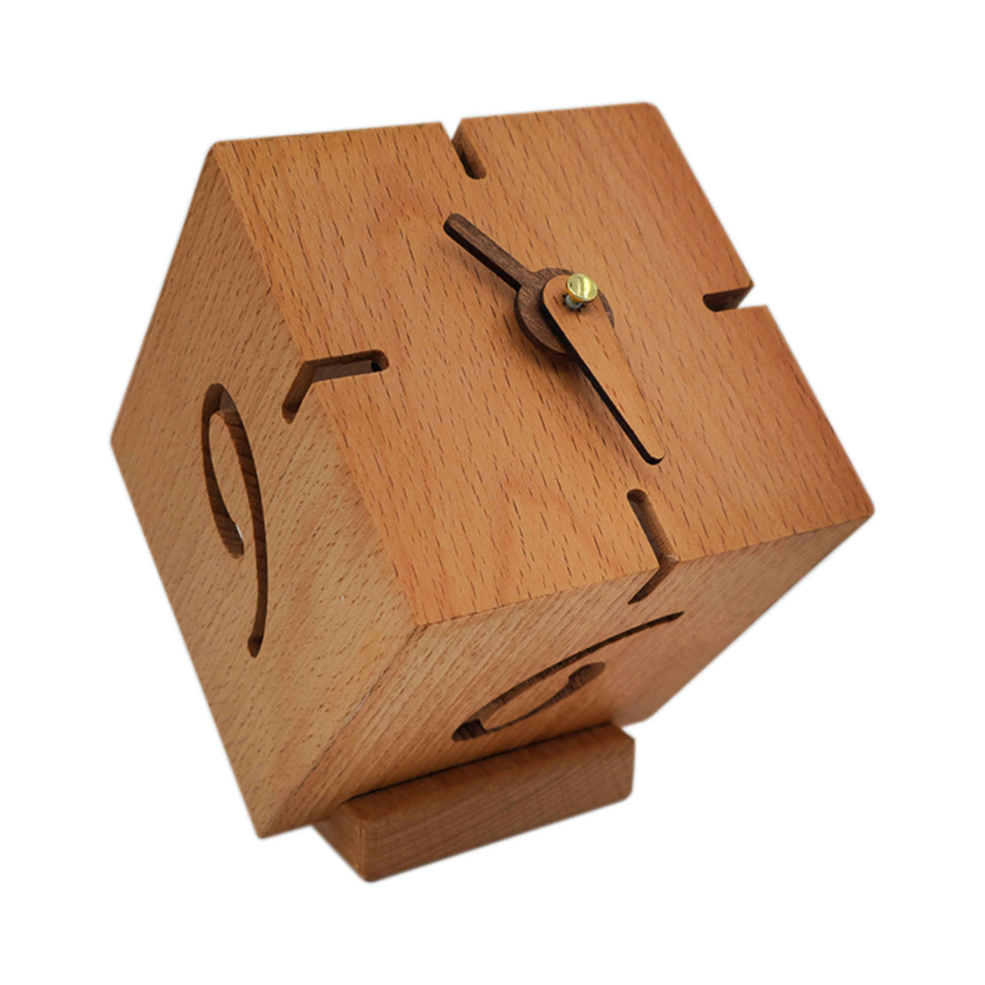 Price and Buy Elegant Wooden Desk Clock with Minimalist Design