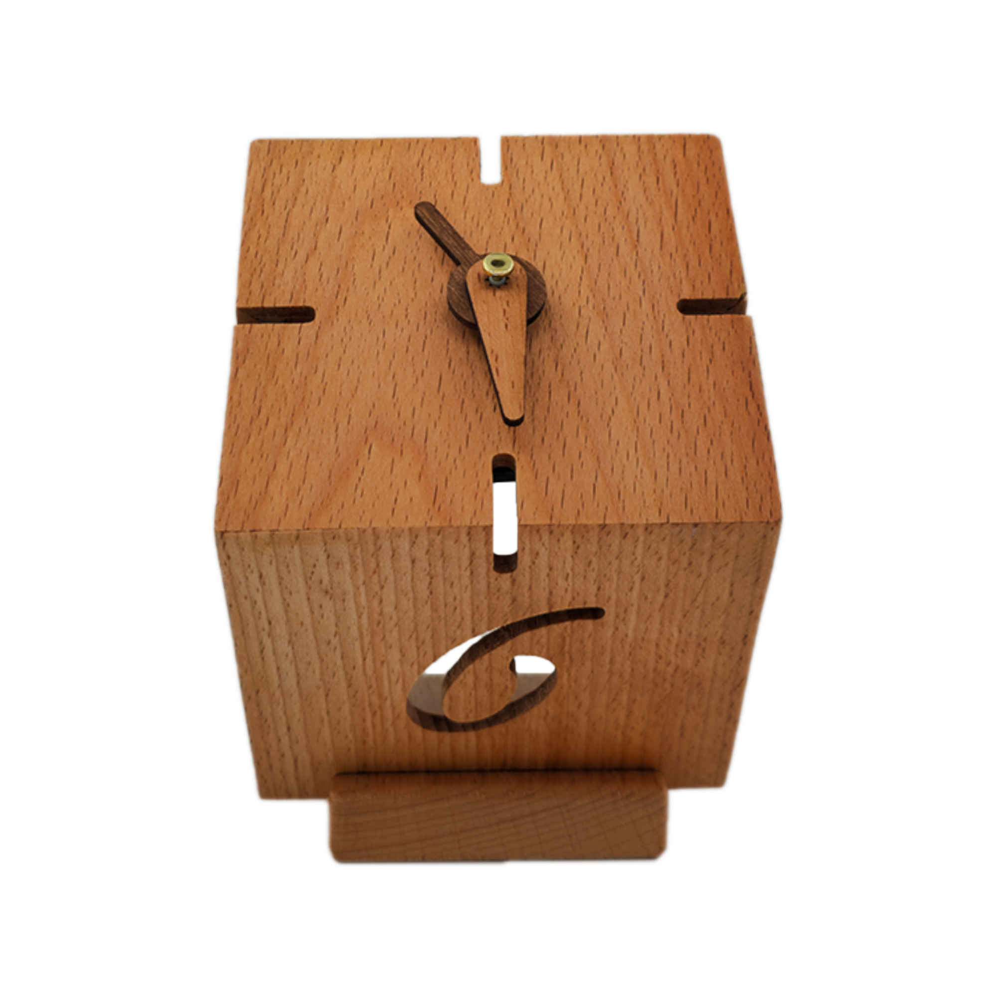 Price and Buy Elegant Wooden Desk Clock with Minimalist Design - Image 3