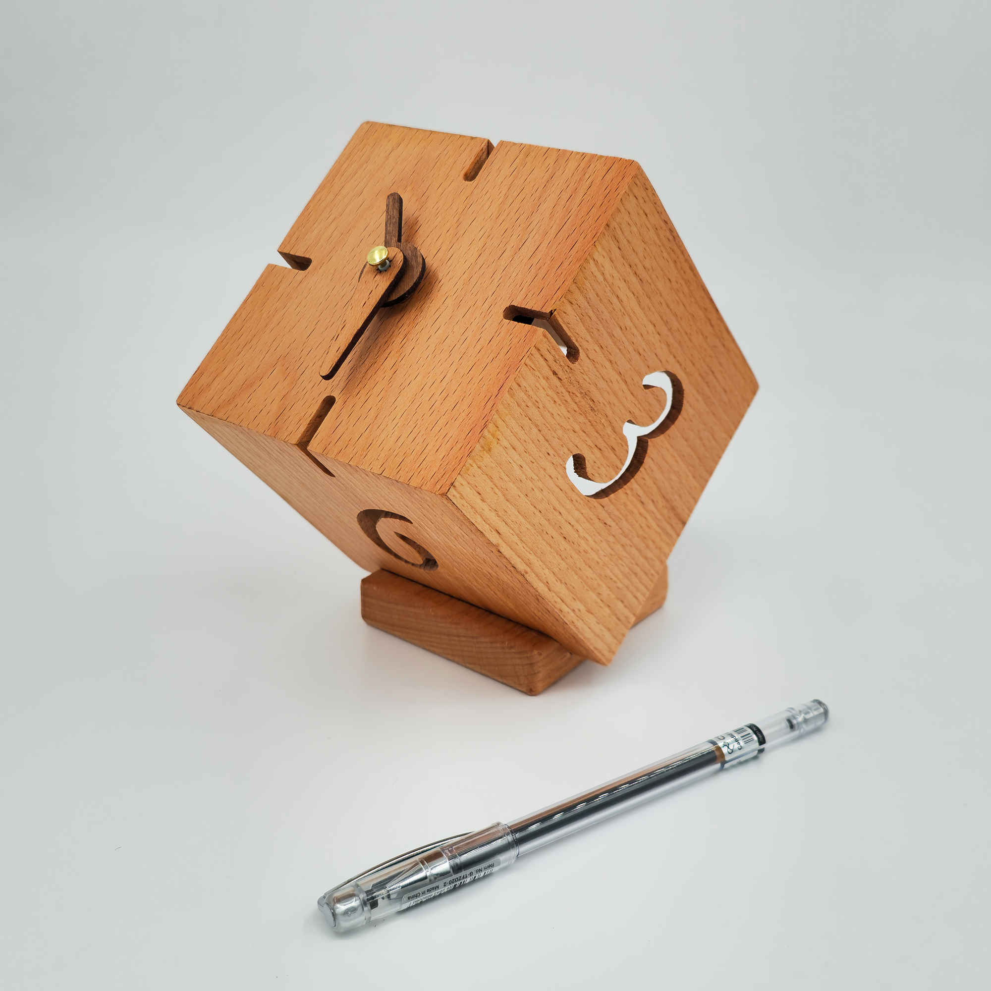 Price and Buy Elegant Wooden Desk Clock with Minimalist Design - Image 6