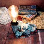 Price and Buy Elephant-Shaped Artistic Desk Lamp Blue Color Unique and Creative Lighting for Your Workspace - Image 4