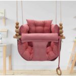 Price and Buy Elid Kids Sofa-Style Baby Swing – Wooden Frame & Velvet Cotton Hammock for Toddlers - Image 3