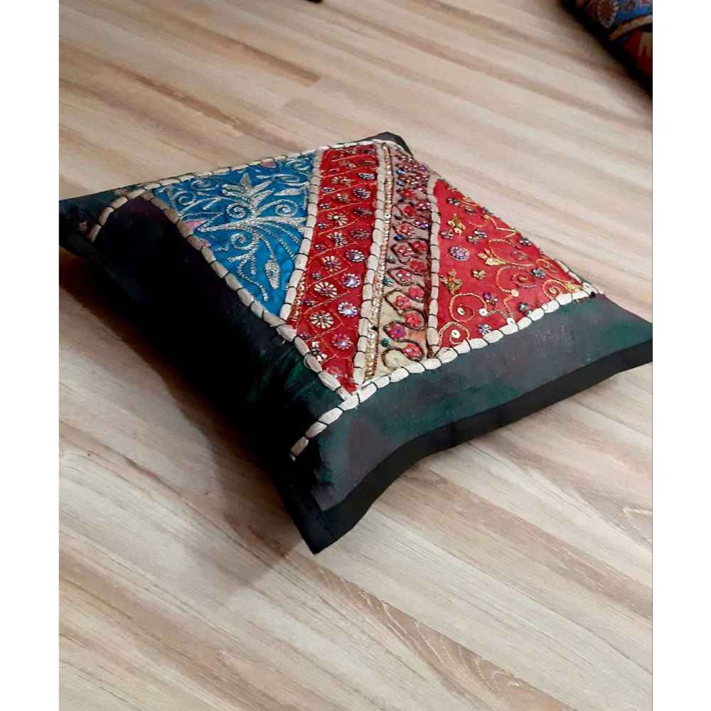 Price and Buy Embroidered Cushion Cover – Dasht Suzani Design - Image 4