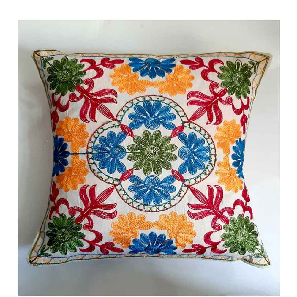 Price and Buy Embroidered Cushion Cover – Elham Suzani Design - Image 3