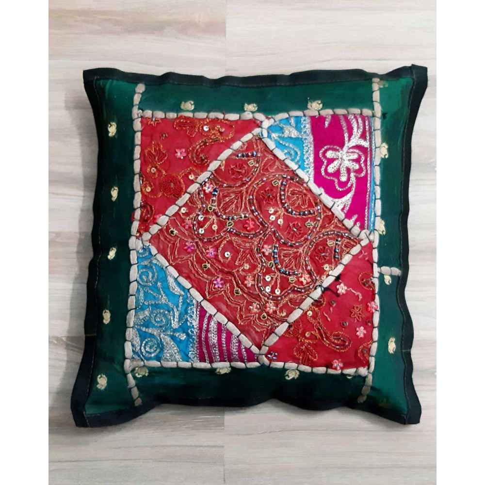 Price and Buy Embroidered Cushion Cover – Jungle Suzani Design - Image 4