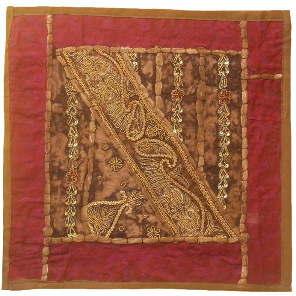 Price and Buy Embroidered Cushion Cover – Red with Golden Suzani Design II_68fa1366cb858.jpeg Price and Buy Embroidered Cushion Cover – Red with Golden Suzani Design II