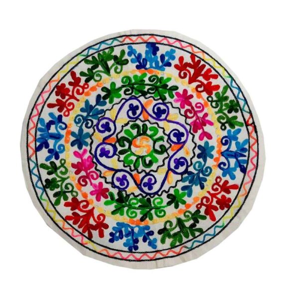 Price and Buy Embroidered Cushion Cover – Round Suzani Design Rana_68fc80f284b10.jpeg Price and Buy Embroidered Cushion Cover – Round Suzani Design Rana